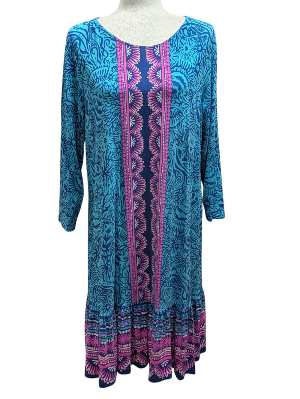 Lily Pulitzer Ophelia Swing Dress Bermuda Blue Size XXL - Picture 2 of 10